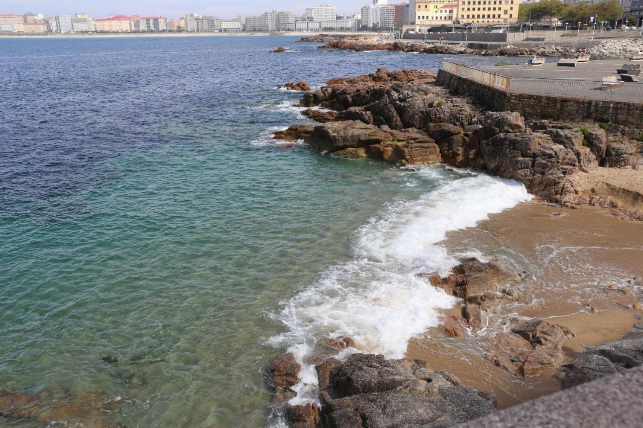 Apartamento Orzan Playa A Coruña Dış mekan fotoğraf