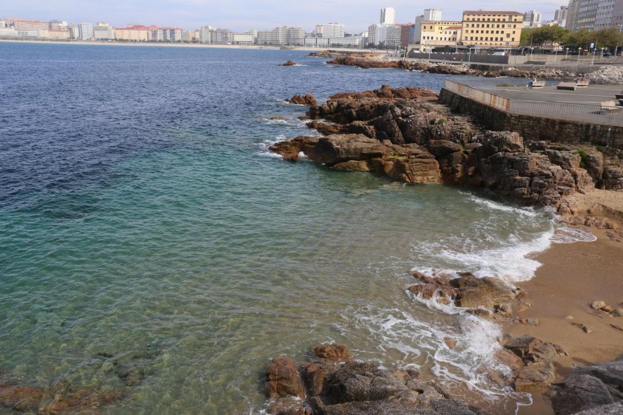Apartamento Orzan Playa A Coruña Dış mekan fotoğraf